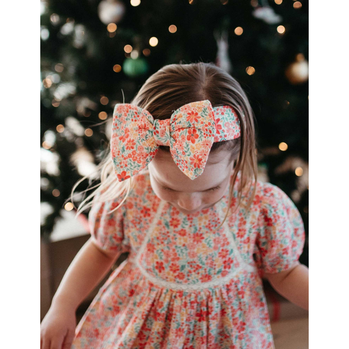 Purebaby Summer Floral Print Festive Dress Organic