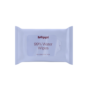 Hoppi 99% Water Wipes (20 Sheets/Pack) Bundle Pack of 5
