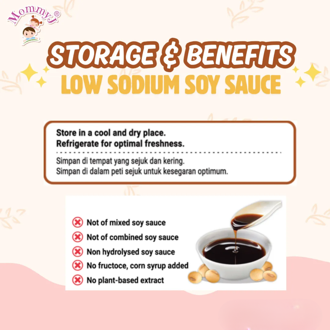 Mommy J Kids Low Sodium Soy Sauce