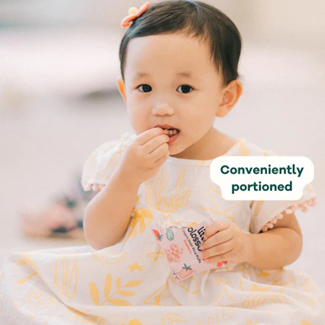 Little Blossom Mini Organic Strawberry Puffs (Bundle of 10 packs)