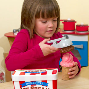 Melissa & Doug Scoop & Stack Ice Cream Cone Magnetic Play Set