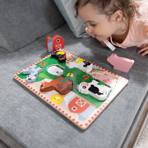 Melissa & Doug Farm Animals Chunky Puzzle - 8 Pieces