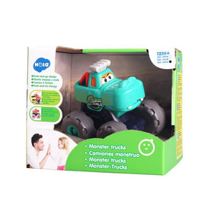HOLA Monster Trucks Crocodile Truck retail packaging