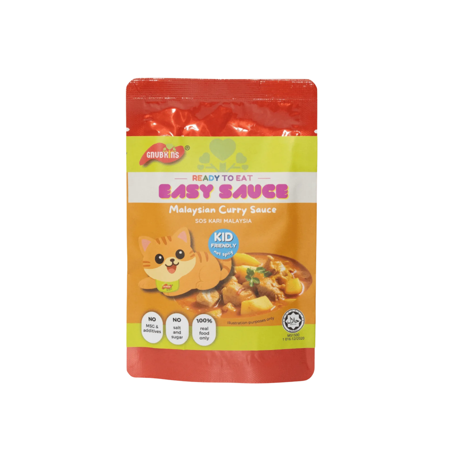 Gnubkins Ready To Eat Malaysian Curry Sauce 80G