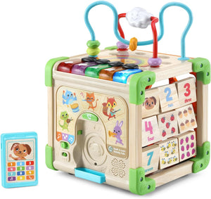 LeapFrog Wooden Activity Cube, number blocks side