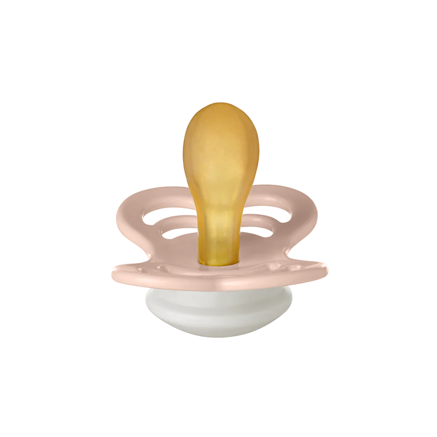 BIBS 2 Pack Supreme Latex Pacifier (Glow in the Dark)