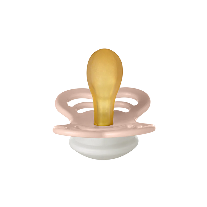 BIBS 2 Pack Supreme Latex Pacifier (Glow in the Dark)