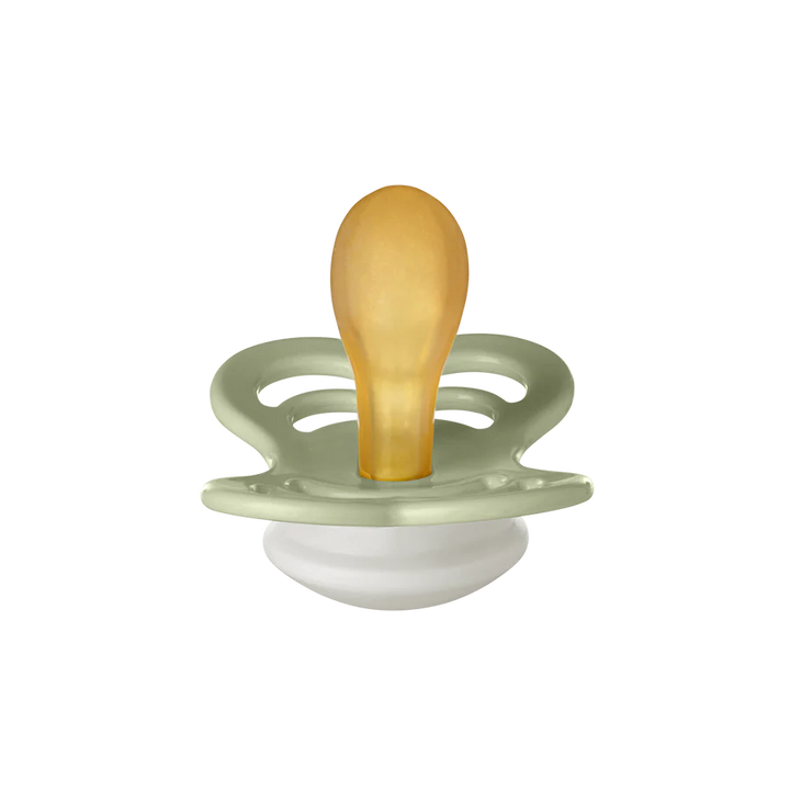 BIBS 2 Pack Supreme Latex Pacifier (Glow in the Dark)