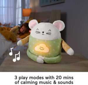 Meditation Mouse playing 20 minutes of calming music and sounds