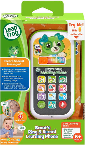 LeapFrog Scout's Ring & Record Learning Phone pack, 6+ months