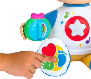 Cocomelon Discover N Play JJ, melon dial and shape foot pads
