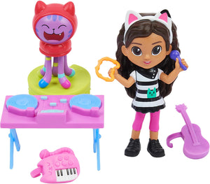 Gabby's Kitty Karaoke Set with Gabby figure, DJ Catnip, turntable and keyboard