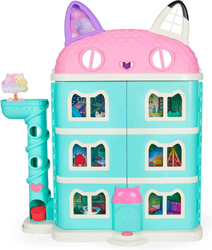 Gabby's Purrfect Dollhouse closed, showing the cat-shaped exterior