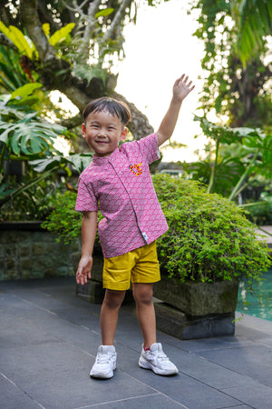 Maison Q Mandarin Jamboree Reversible Shirt