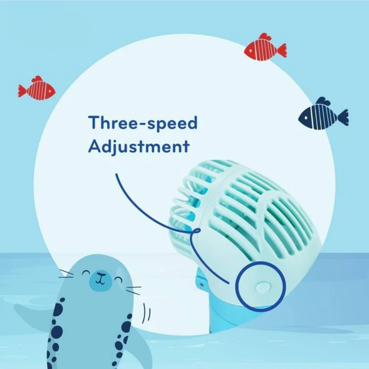 Nuby 18oz/560ml Printed Fan Bottle with Strap