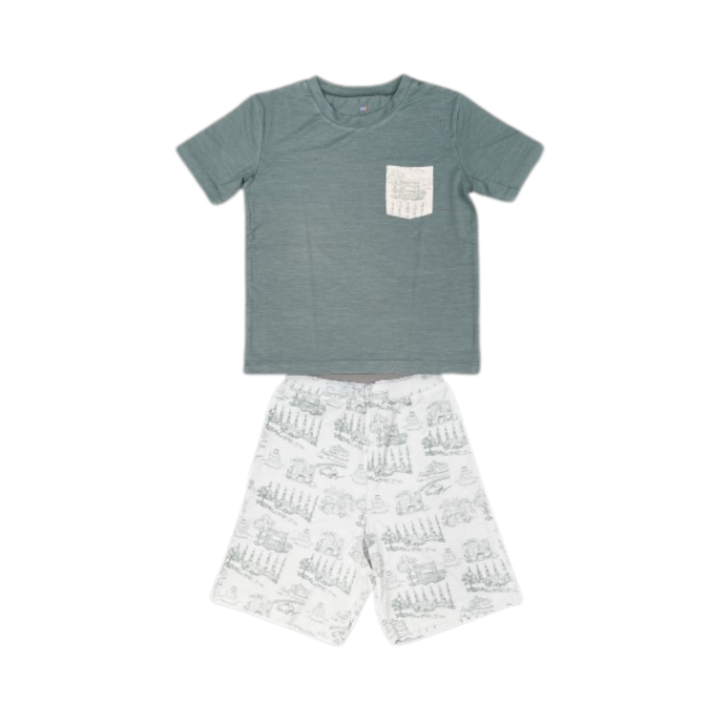 Koobicles Kid Basic Set TENCEL™ "Road Trip" in Eco Mode