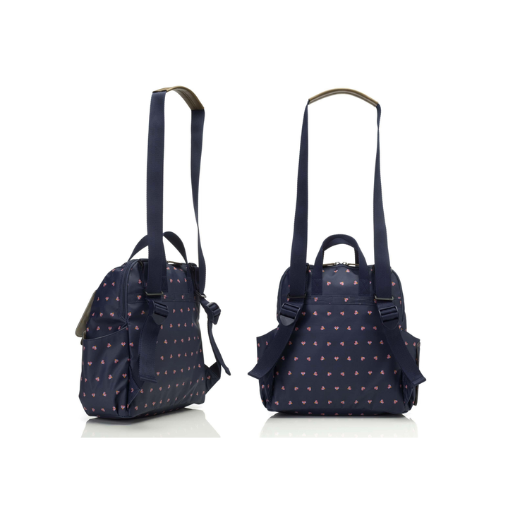 Babymel Robyn Navy Origami Heart Changing Bag