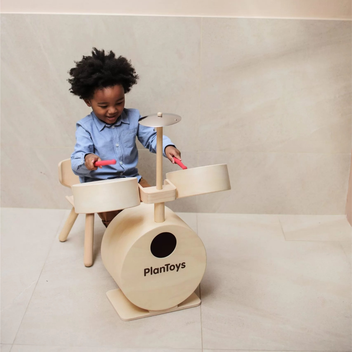 PlanToys Drum Set