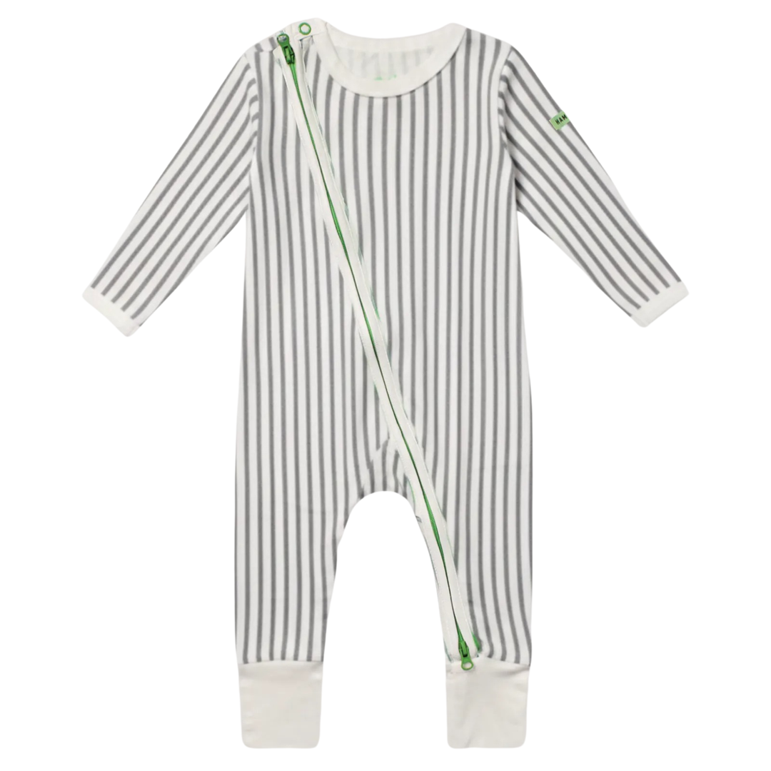 Hamako Tencel Striped Fog (SF) Jippa Suit