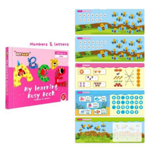 ELM Keybaby Hardcover Velcro Busy Book