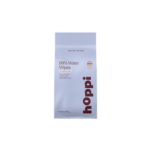 Hoppi 99% Water Wipes (20 Sheets/Pack) Bundle Pack of 5