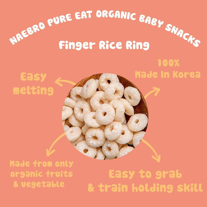 Pure-Eat Finger Organic Rounded Ring 40g