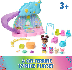 All 17 pieces of the Kitty Care Ear Purrfect Playroom