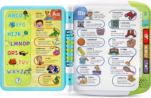 LeapFrog A to Z Dictionary open at the A and B pages