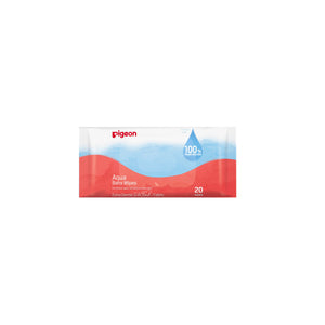 Pigeon Aqua Baby Wipes 20S X 3