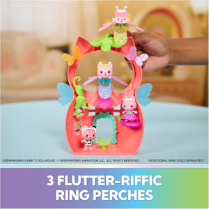 Three ring perches on the Flutter-riffic Garden Playset