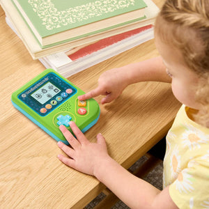 Child playing the LeapFrog Preschool Game & Go at a table