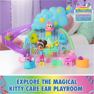 The Kitty Care Ear playroom set up for play