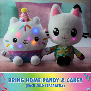 Cakey Cat plush as a bedtime companion
