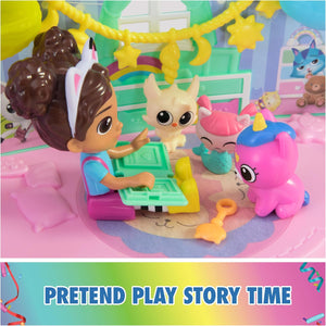 Pretend play story time with the baby kitties