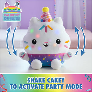 Shake Cakey to activate party mode