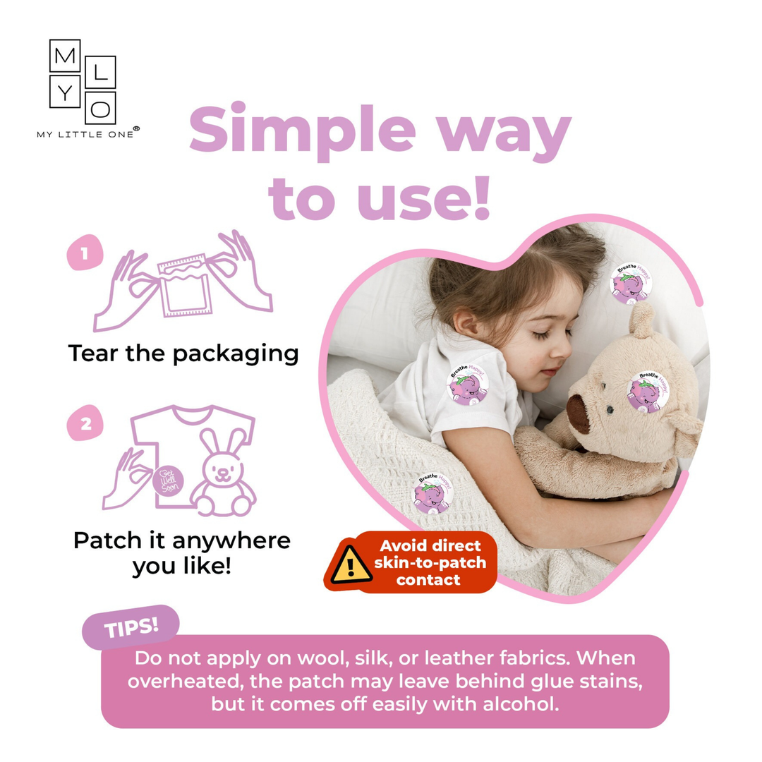 MyLO Breathe Happy Nasal Relief Patch (6 Patches)