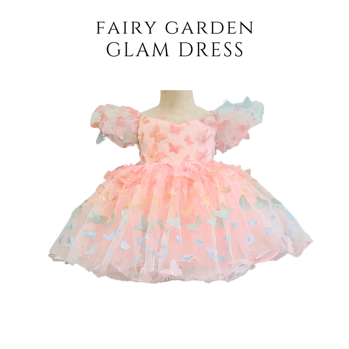 Tutus & Ties Fairy Garden Glam Dress (1-8y)