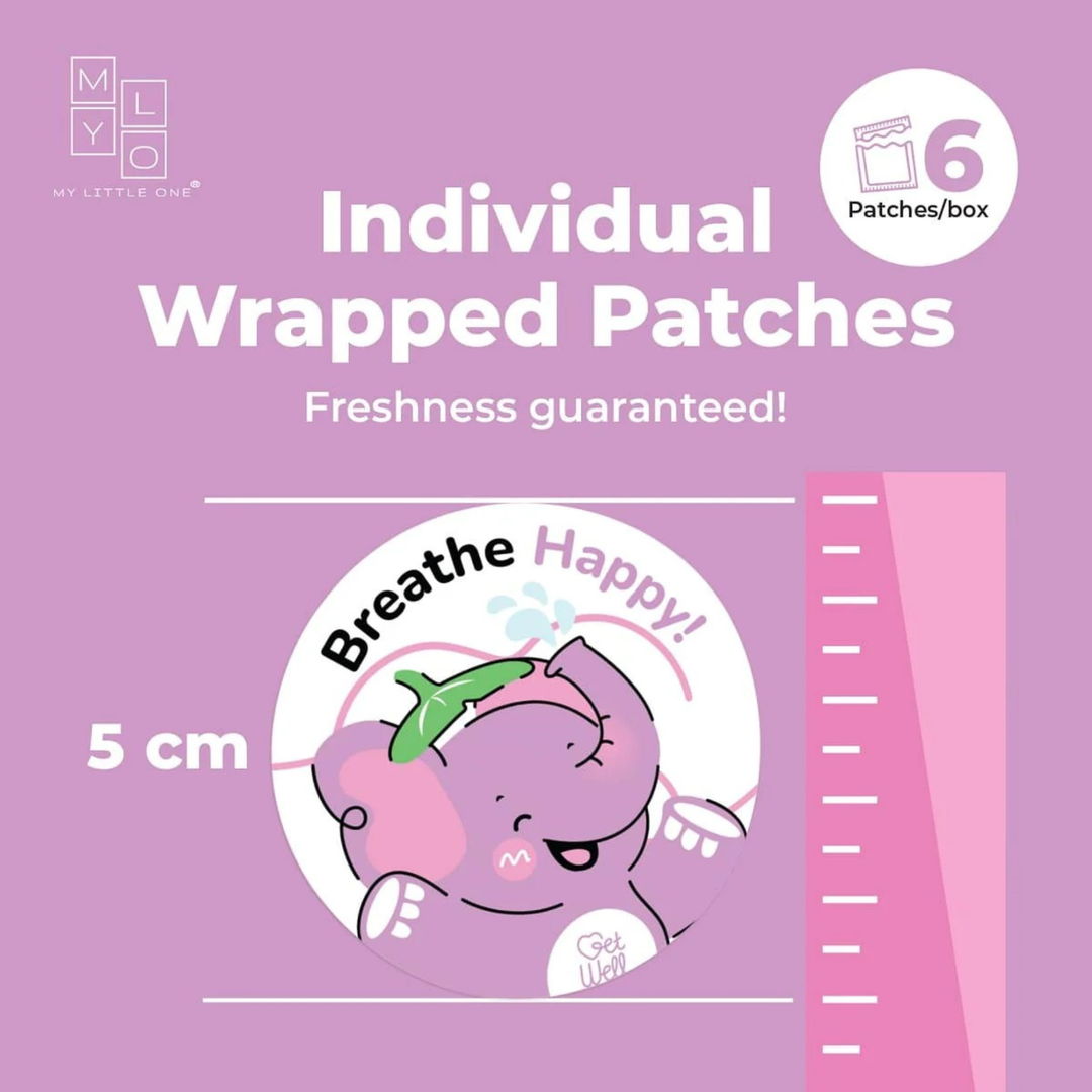 MyLO Breathe Happy Nasal Relief Patch (6 Patches)