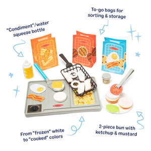 Melissa & Doug Flip & Fry Grill Play Set with Color Changing Water WOW!