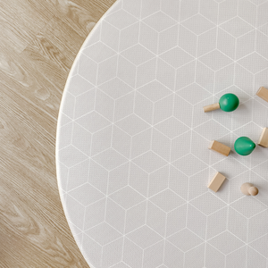 GingerBubs Round Mat Rimba Mint Green