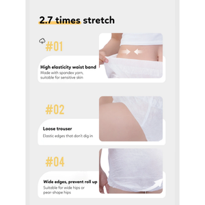 Bmama Maternity Disposable Hygiene Full Cotton Panties (5Pcs Set)