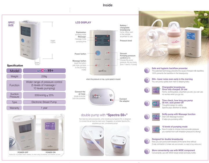 Spectra 9+ Double Breastpump