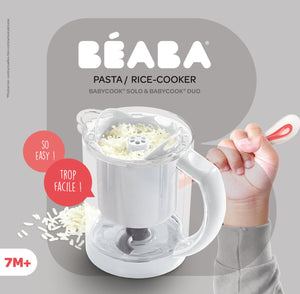 BEABA pasta and rice cooker retail packaging