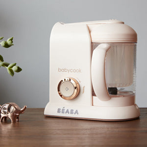 Beaba Babycook Solo Baby Food Processor - Rose Gold - lifestyle