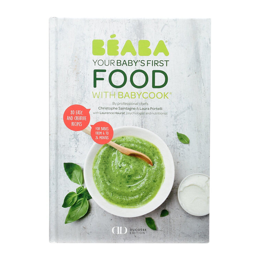 BEABA Your Baby's First Food With Babycook recipe book, English edition cover