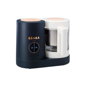 BEABA Babycook Neo Night Blue, three-quarter view