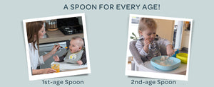Beaba Set of 4 2nd Age Soft Silicone Spoons