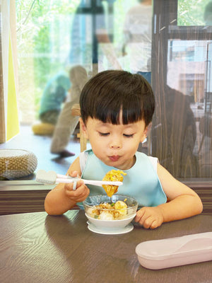 Beaba 3 in 1 Learning Chopsticks - Green Blue