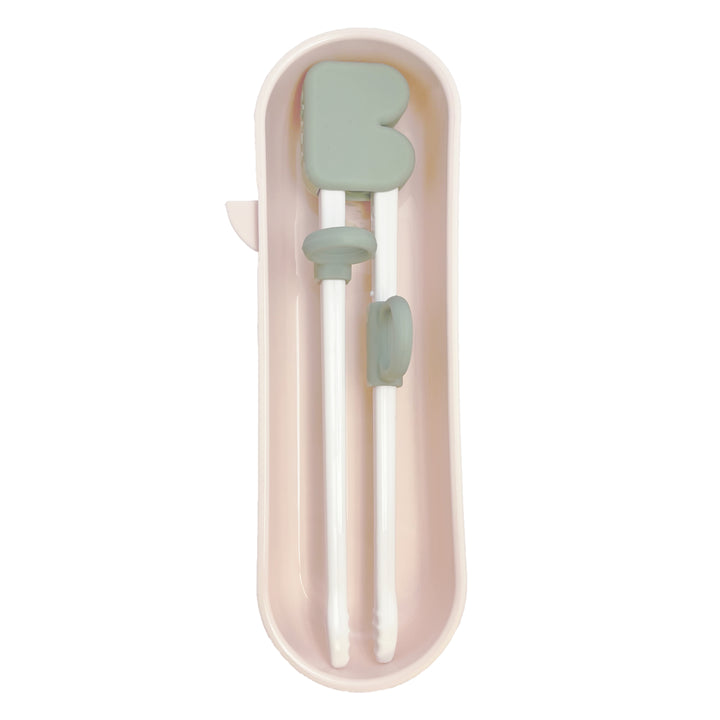 Beaba 3 in 1 Learning Chopsticks - Green Blue