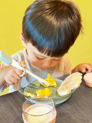 Beaba 3 in 1 Learning Chopsticks - Green Blue